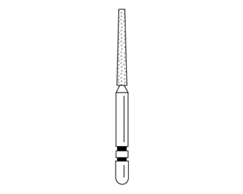 Premier Dental 2015386 Two Striper FG 721.10F Flat End Taper Fine Grit Diamond Burs 5/Pk Premier Dental 2015386 Two Striper FG 721.10F Flat End Taper Fine Grit Diamond Burs 5/Pk